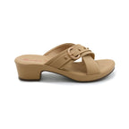 Criss-Cross Buckle Heeled
