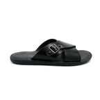Heritage Buckled Cross-Strap Slides