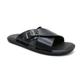 Heritage Buckled Cross-Strap Slides