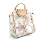 Pearl Mist Floral Handbag