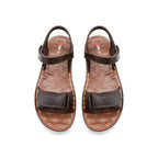 Brown Adjustable Comfort Strap Sandal