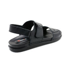 Premium Black Dual-Strap Comfort Sandal
