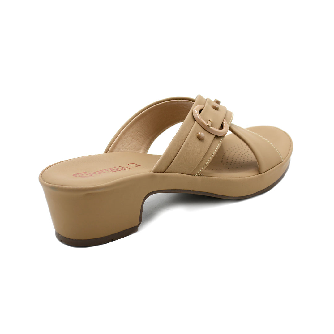 Criss-Cross Buckle Heeled