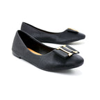 Textured Ballerina Pumps