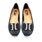 Textured Ballerina Pumps