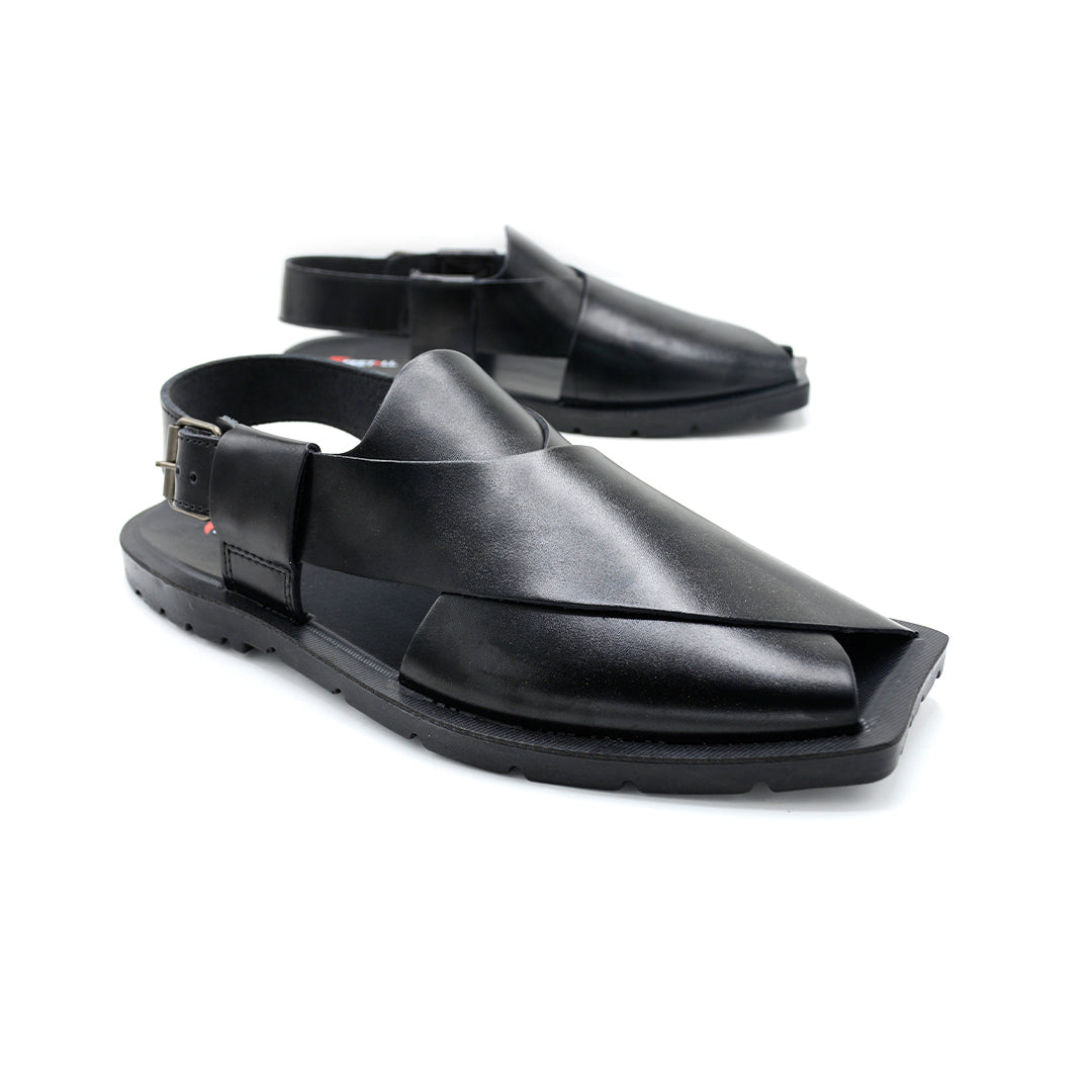 Classic Black Peshawari Sandal