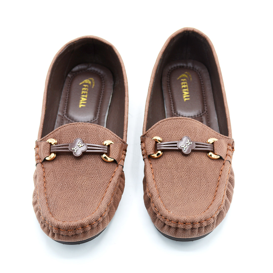 Textured Penny Loafers