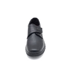 Boys Black Velcro School Shoe Chunky Sole (10 Years - 14 Years)