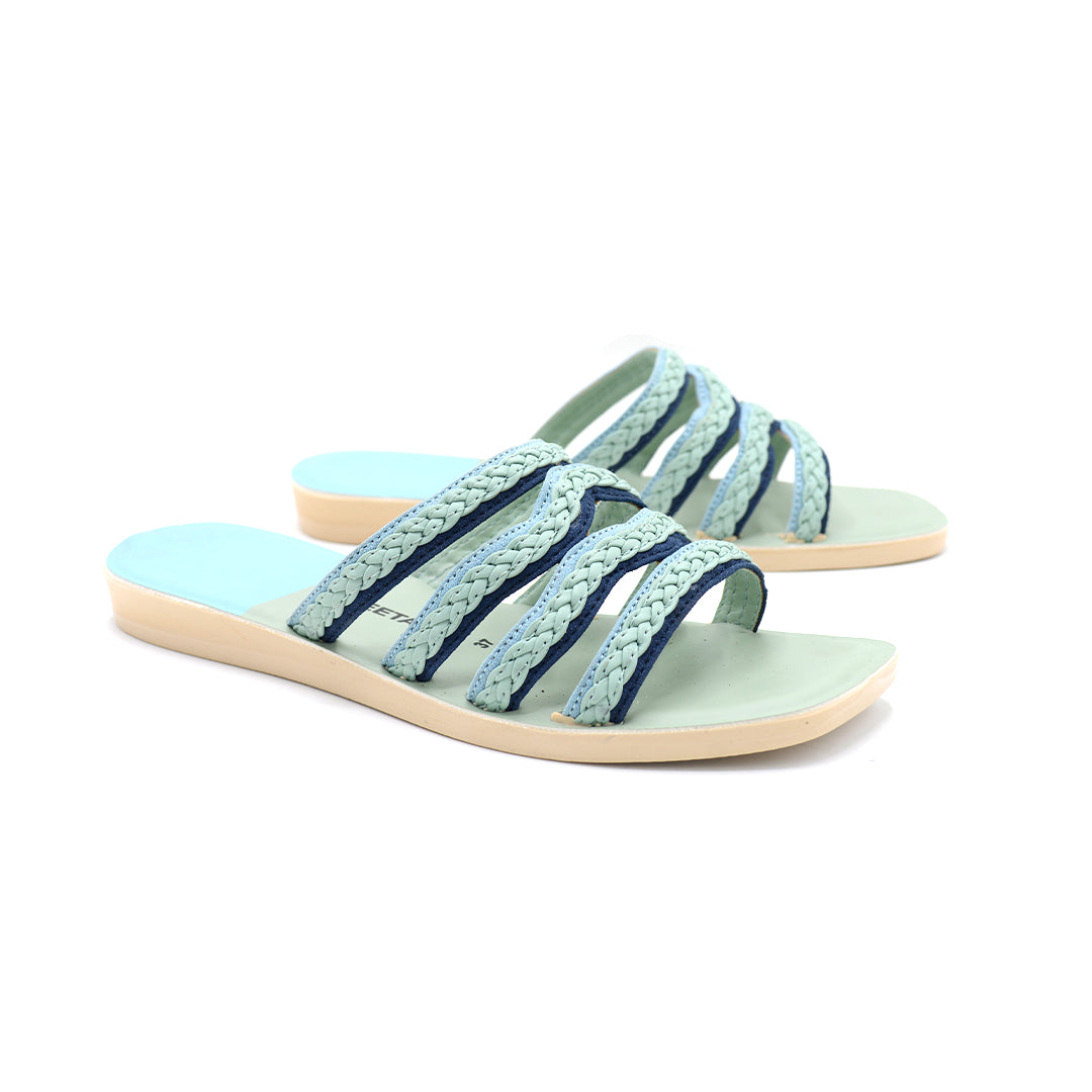 Multi Strap Textured Slides