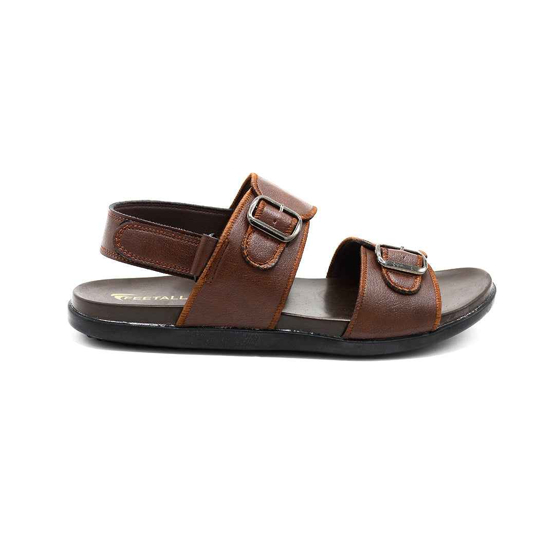 Men's Dual-Strap Buckle Sandals