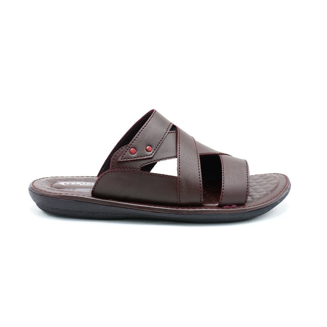 Cross-Strap Comfort Slides