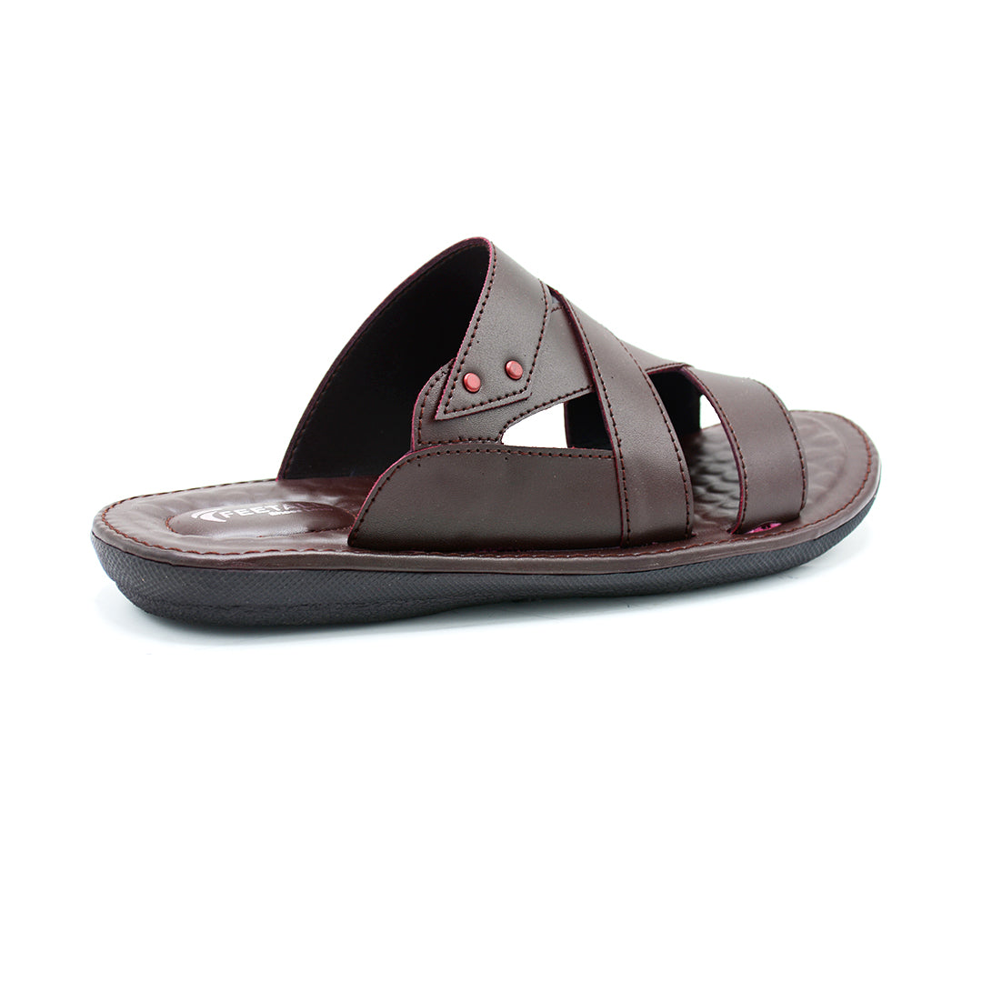Cross-Strap Comfort Slides