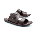 Cross-Strap Comfort Slides