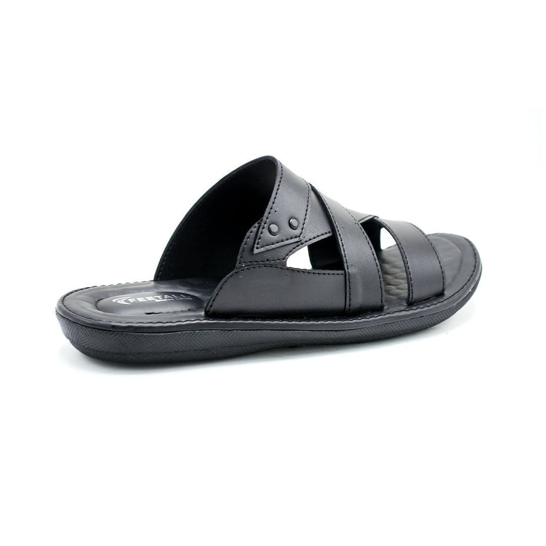 Cross-Strap Comfort Slides