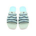 Multi Strap Textured Slides