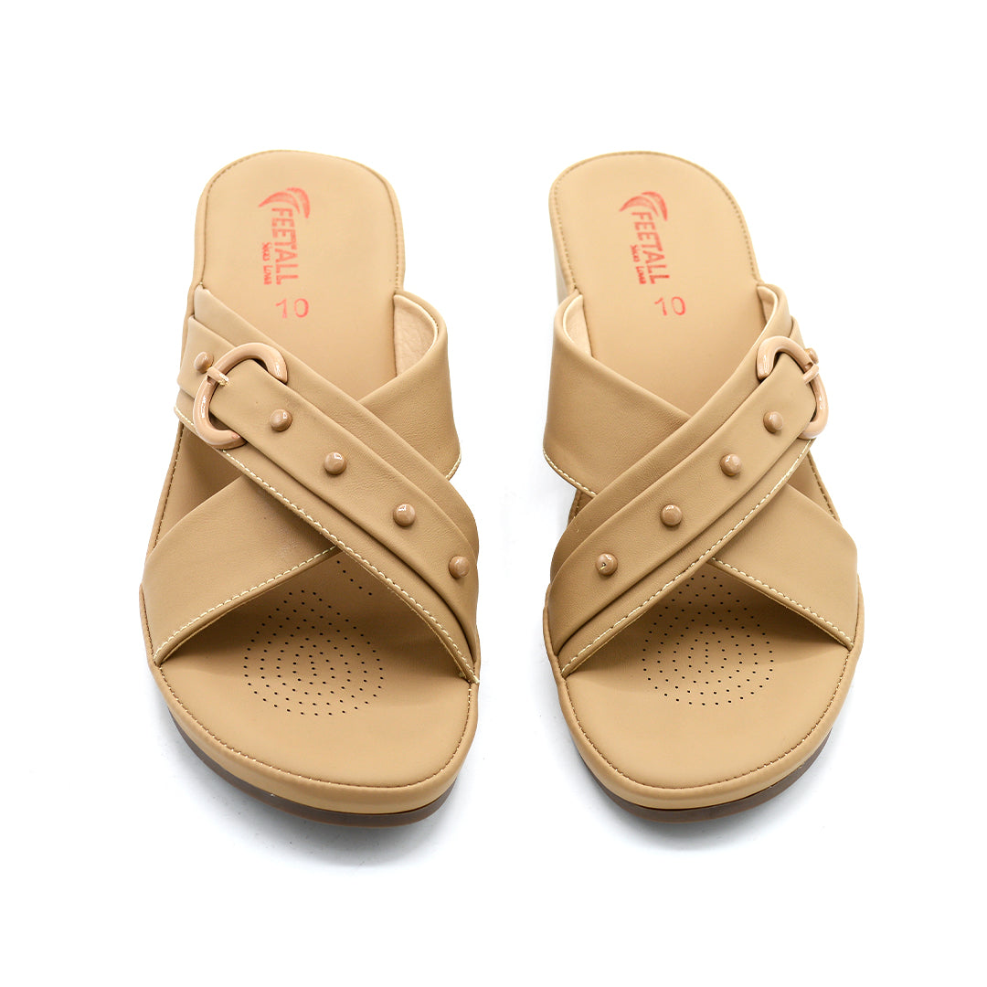 Criss-Cross Buckle Heeled