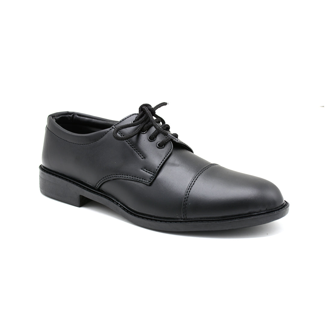 Classic Black Cap Toe Formal Shoes