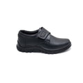 Boys Black Velcro School Shoe Chunky Sole (10 Years - 14 Years)