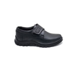 Boys Black Velcro School Shoe Chunky Sole (10 Years - 14 Years)