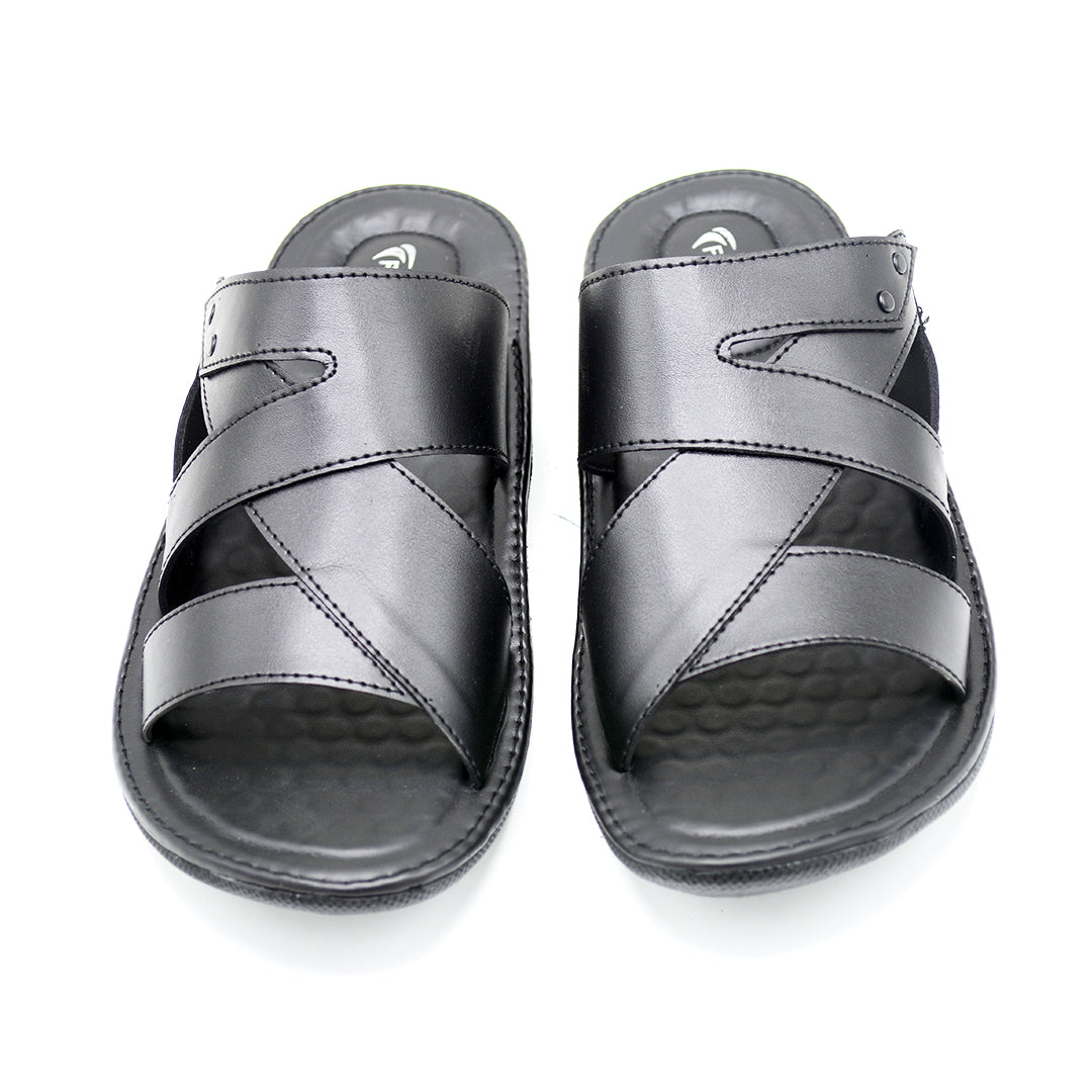 Cross-Strap Comfort Slides