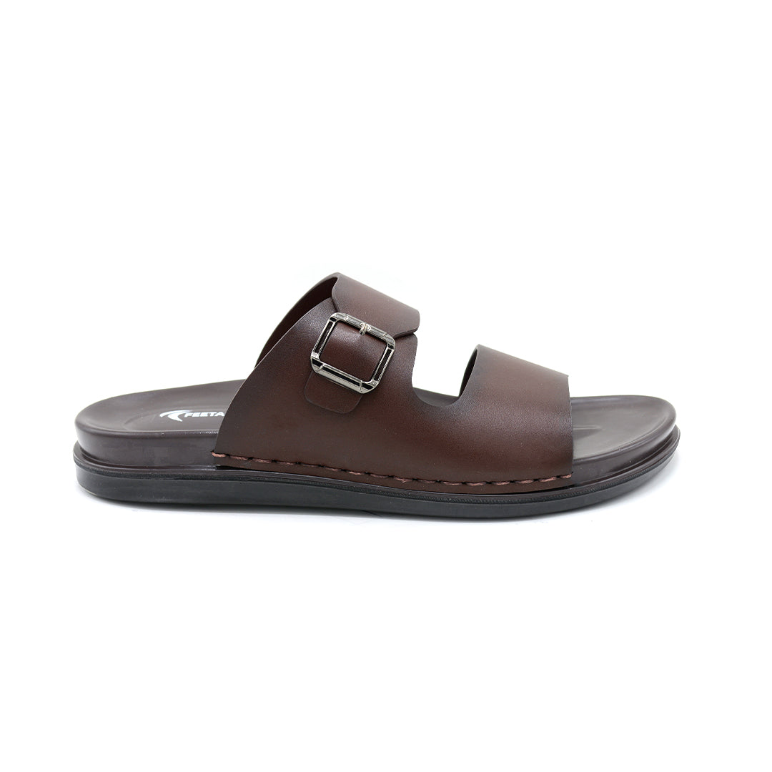 Elegant Brown Casual Slide