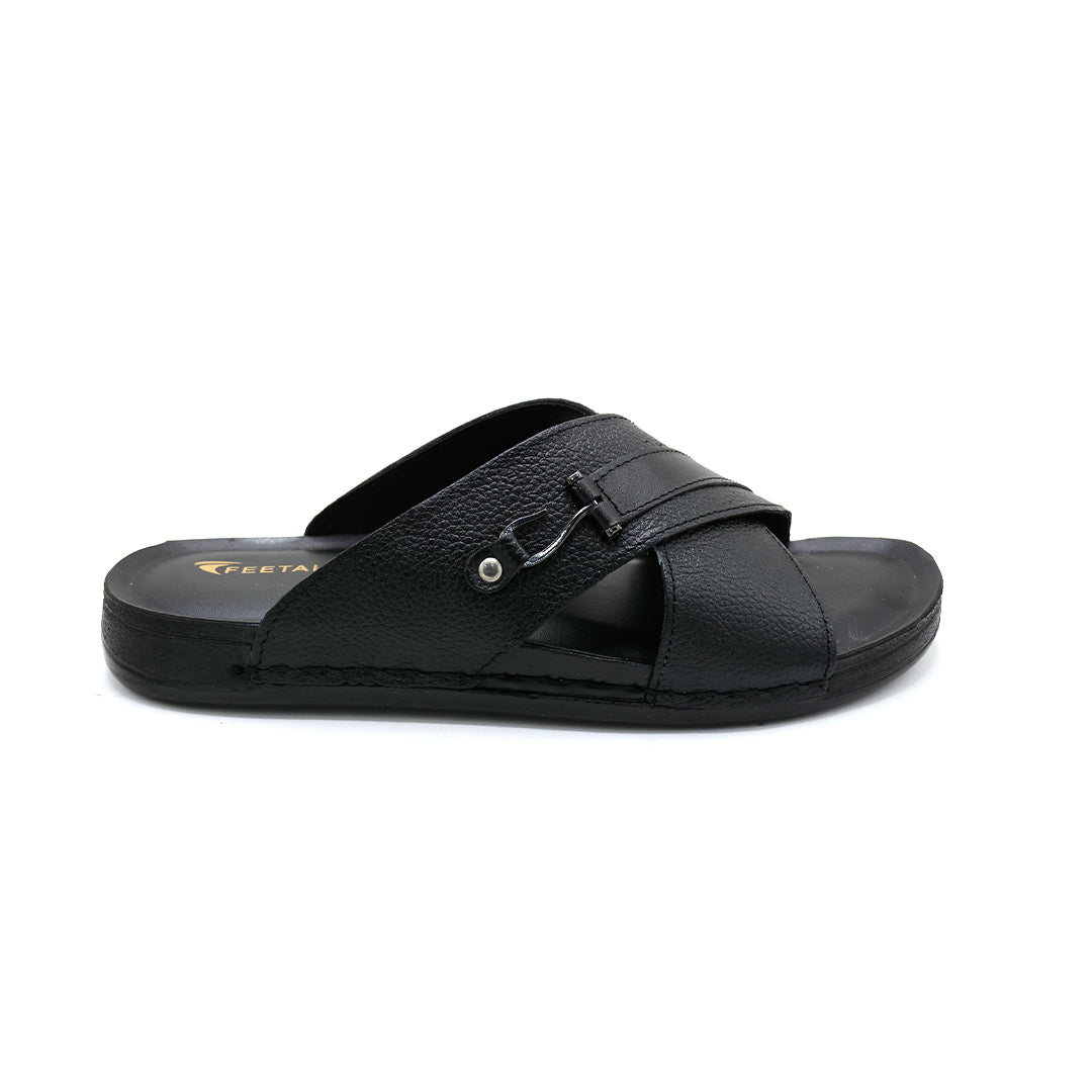 Minimal Buckle Cross Strap Slides