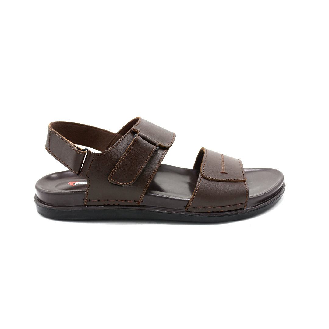 Premium Brown Dual-Strap Comfort Sandal