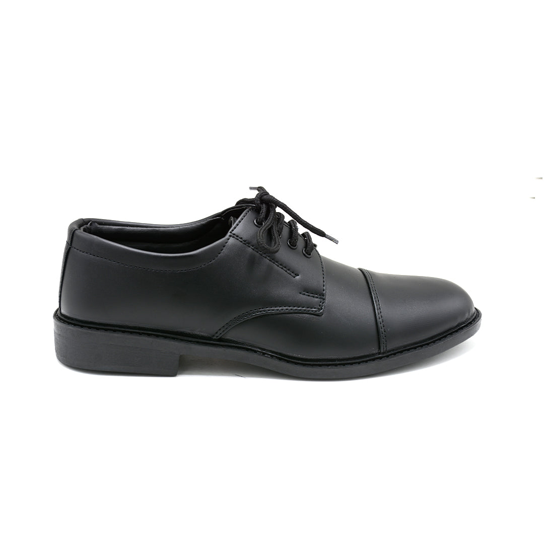 Classic Black Cap Toe Formal Shoes