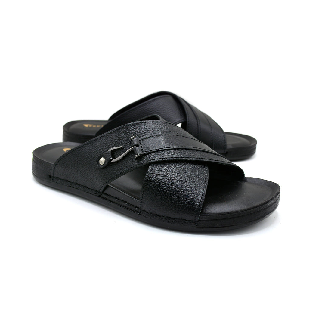 Minimal Buckle Cross Strap Slides