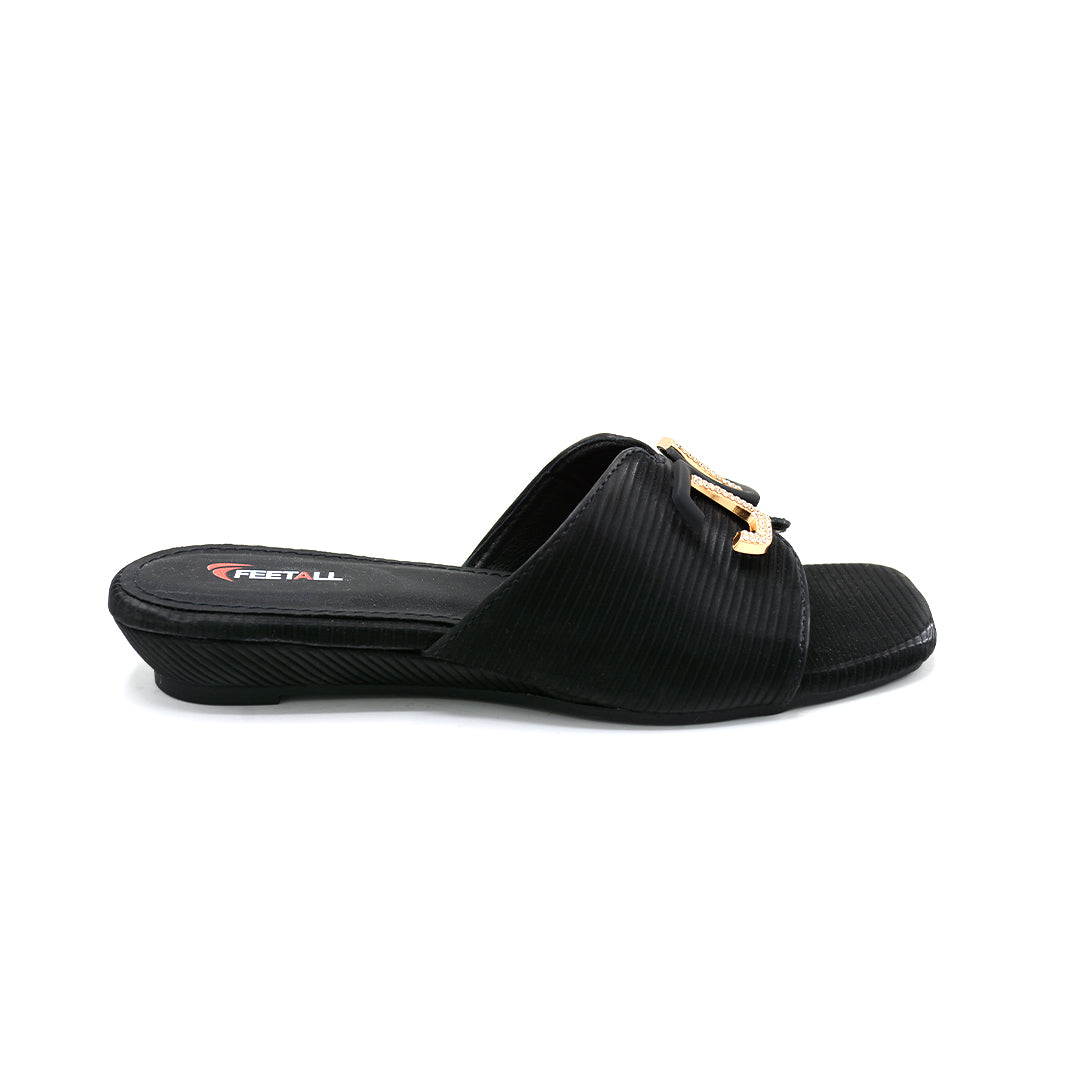 Luxe Logo Strap Flat Slides