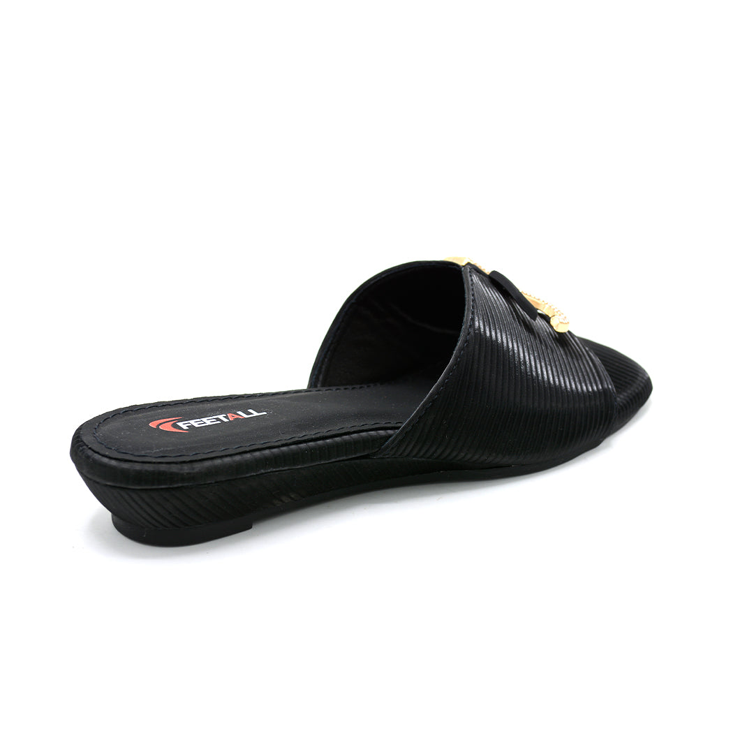 Luxe Logo Strap Flat Slides