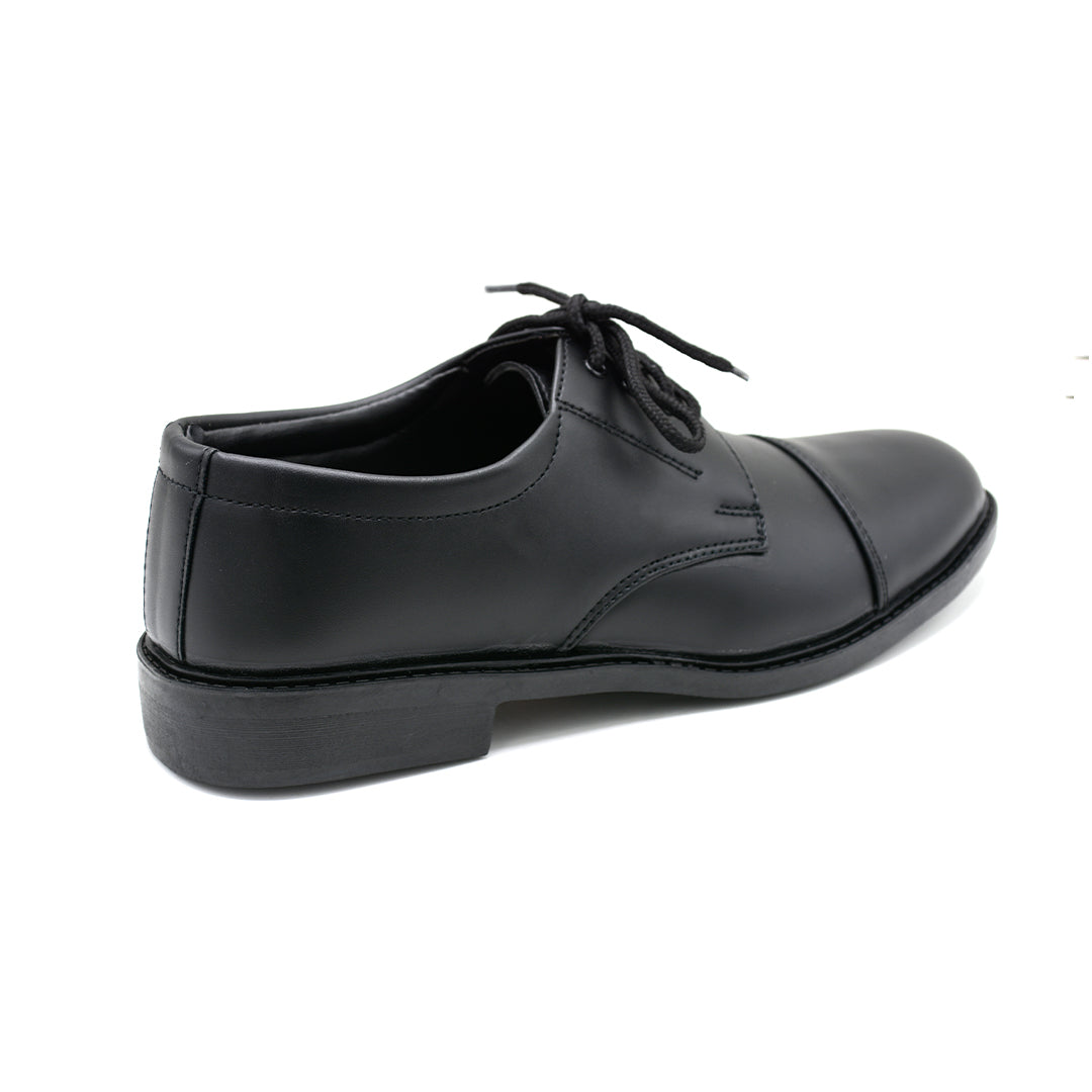 Classic Black Cap Toe Formal Shoes