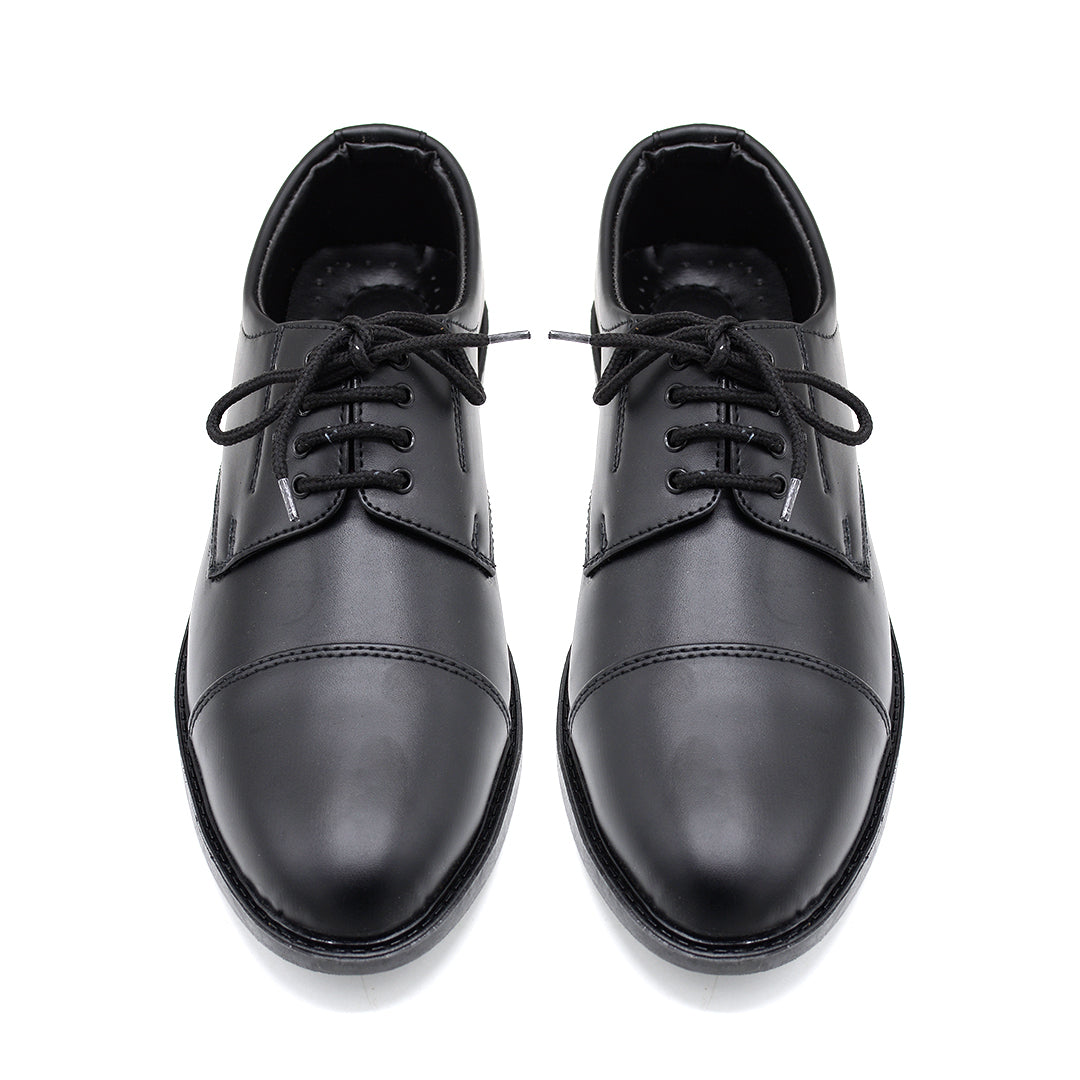 Classic Black Cap Toe Formal Shoes