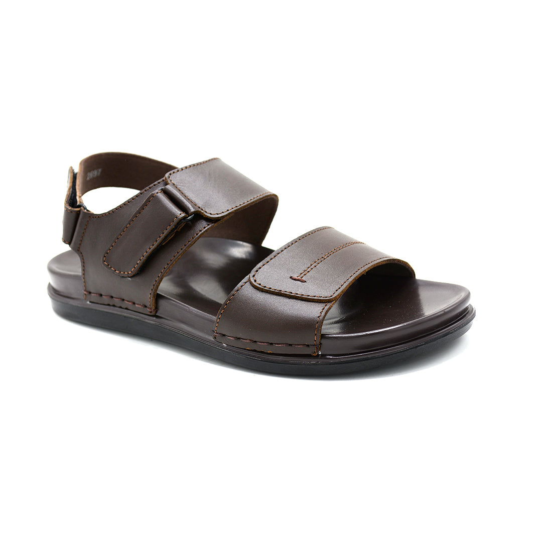 Premium Brown Dual-Strap Comfort Sandal