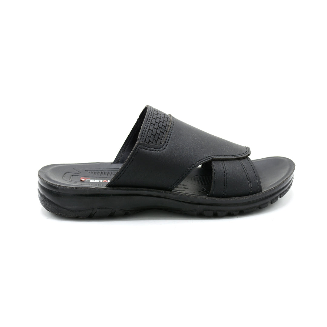 Premium Textured Comfort Slide Sandals