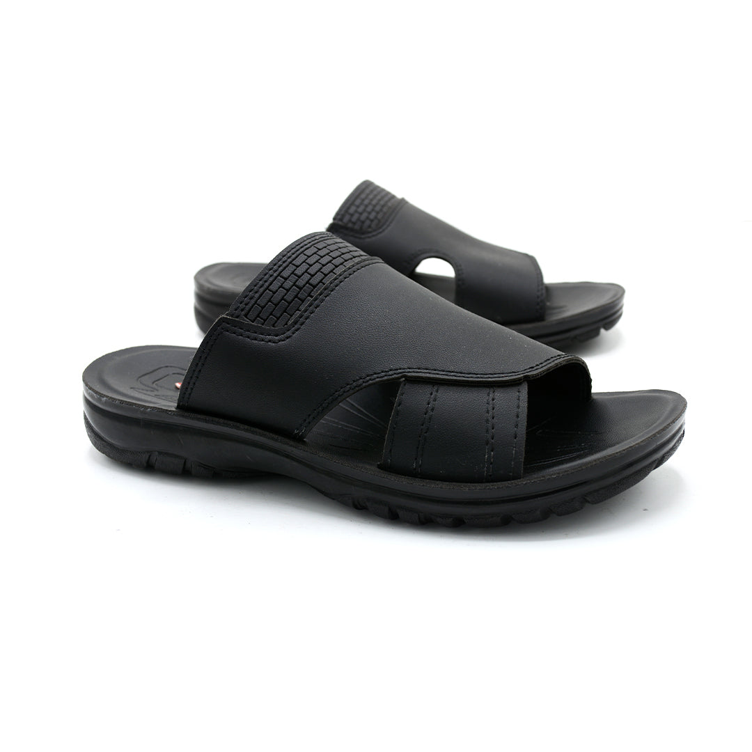 Premium Textured Comfort Slide Sandals