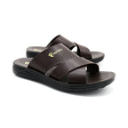 Branded Cross Strap Comfort Slides