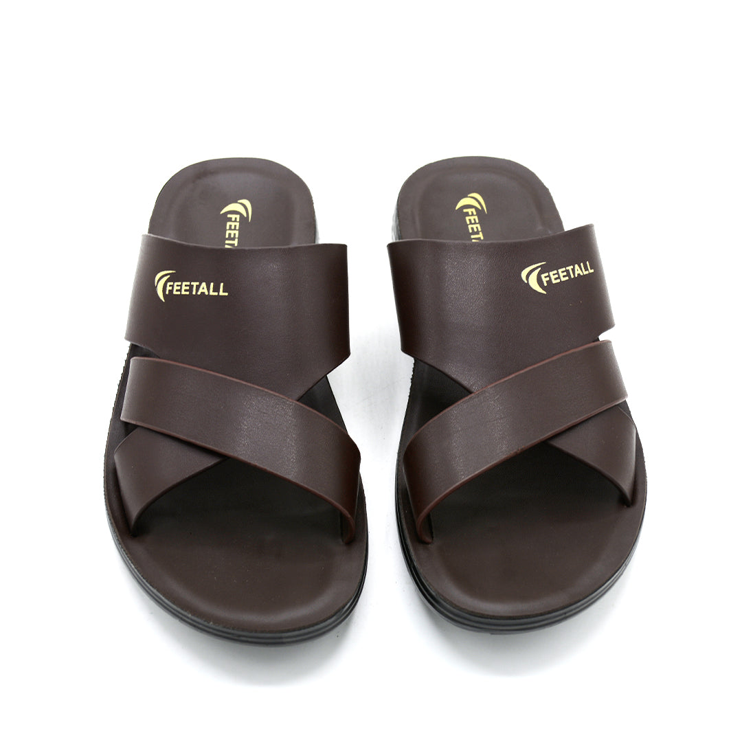 Branded Cross Strap Comfort Slides