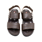 Premium Brown Dual-Strap Comfort Sandal