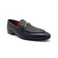 Classic Black Leather Loafers