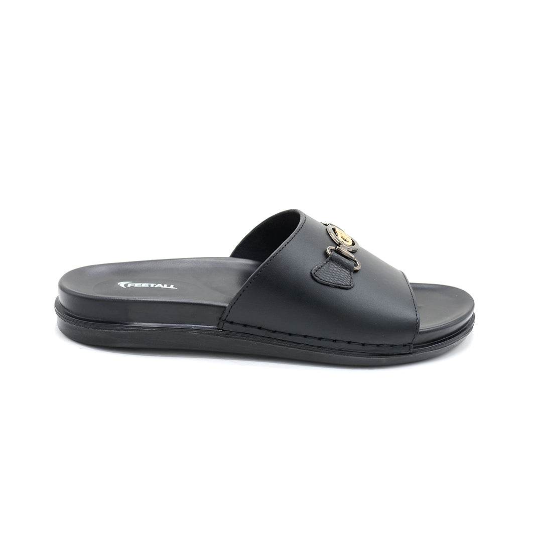 Elegant Black Casual Slide
