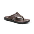 Men’s Essential Leather-Look Thong Slides