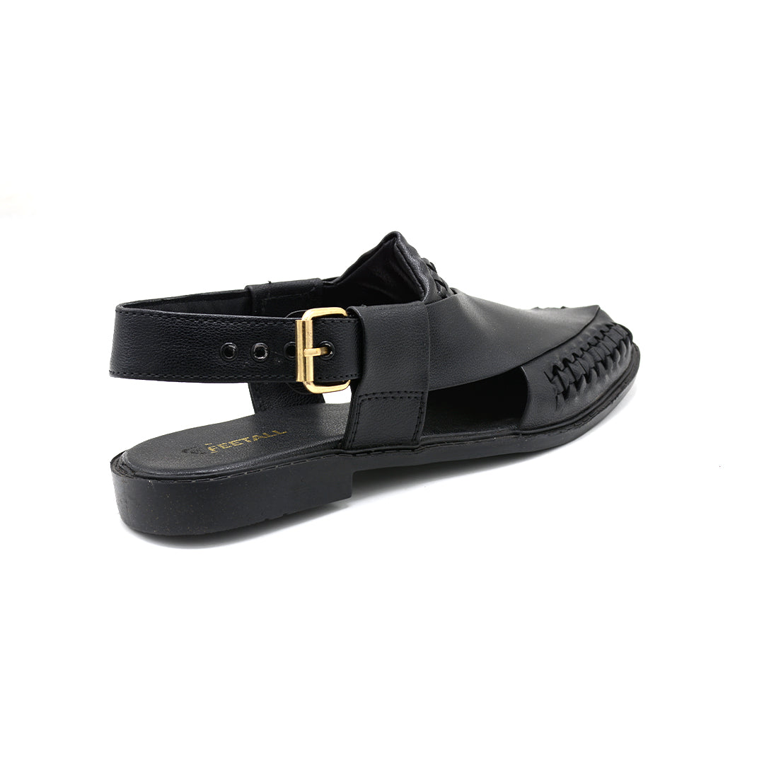 Men's Premium Brown Black Sandals