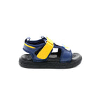 Smiley Bear Navy Velcro Toddler Sandals