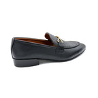 Classic Black Leather Loafers