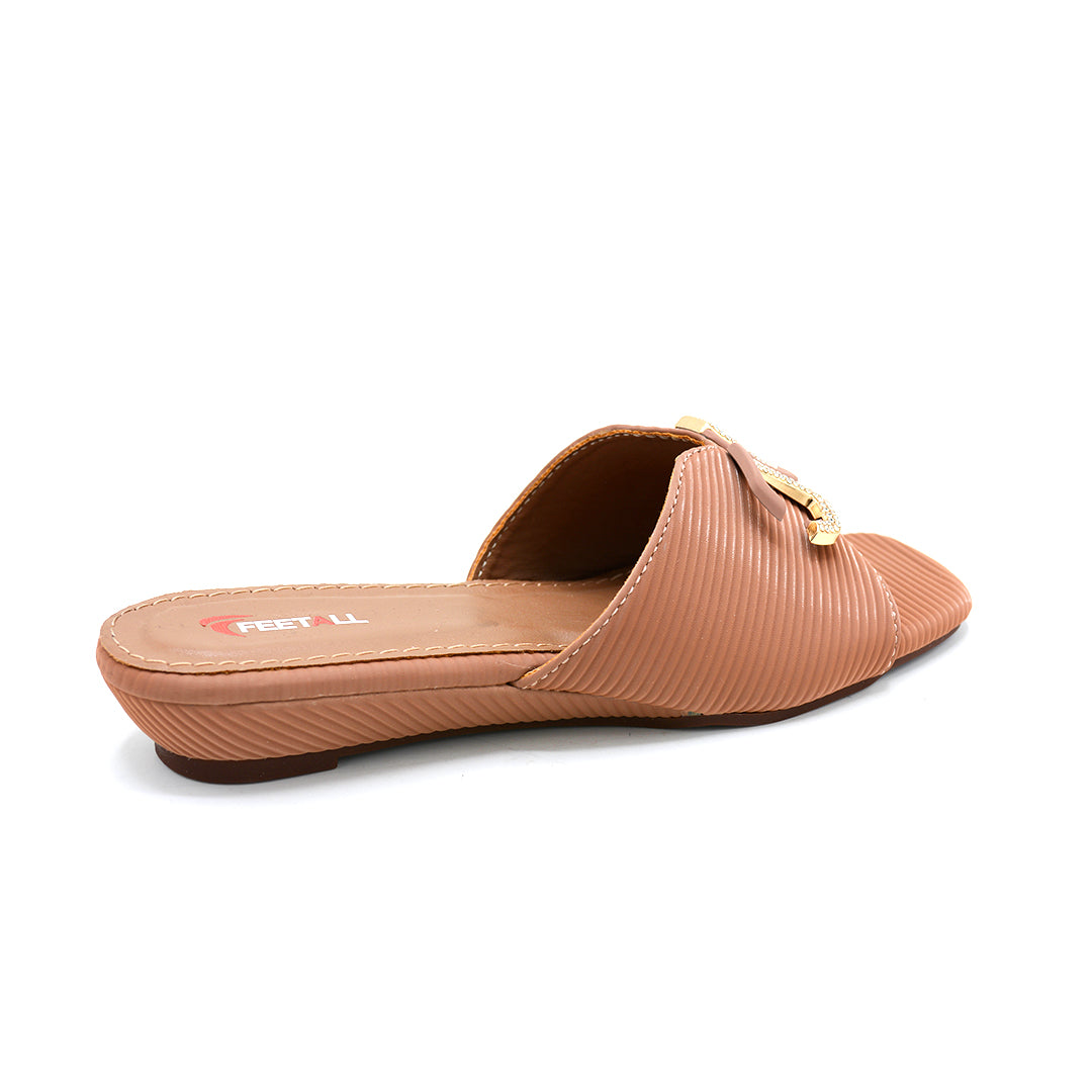 Luxe Logo Strap Flat Slides