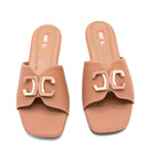 Luxe Logo Strap Flat Slides