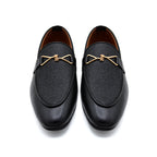 Classic Black Leather Loafers