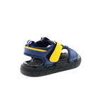 Smiley Bear Navy Velcro Toddler Sandals