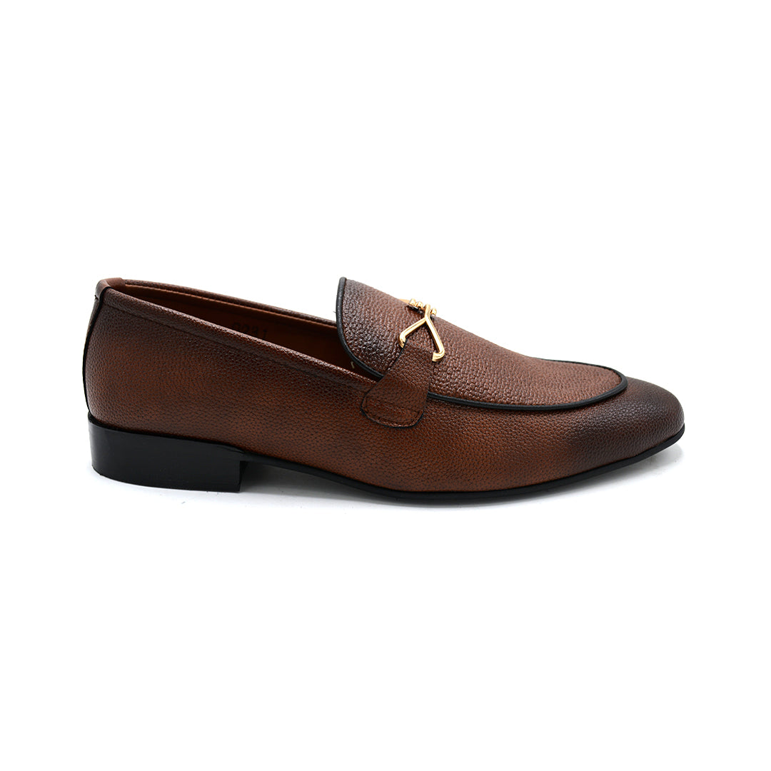 Classic Brown Leather Loafers